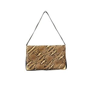 VINTAGE - CORET CANADA FAUX SNAKESKIN LEATHER BAG